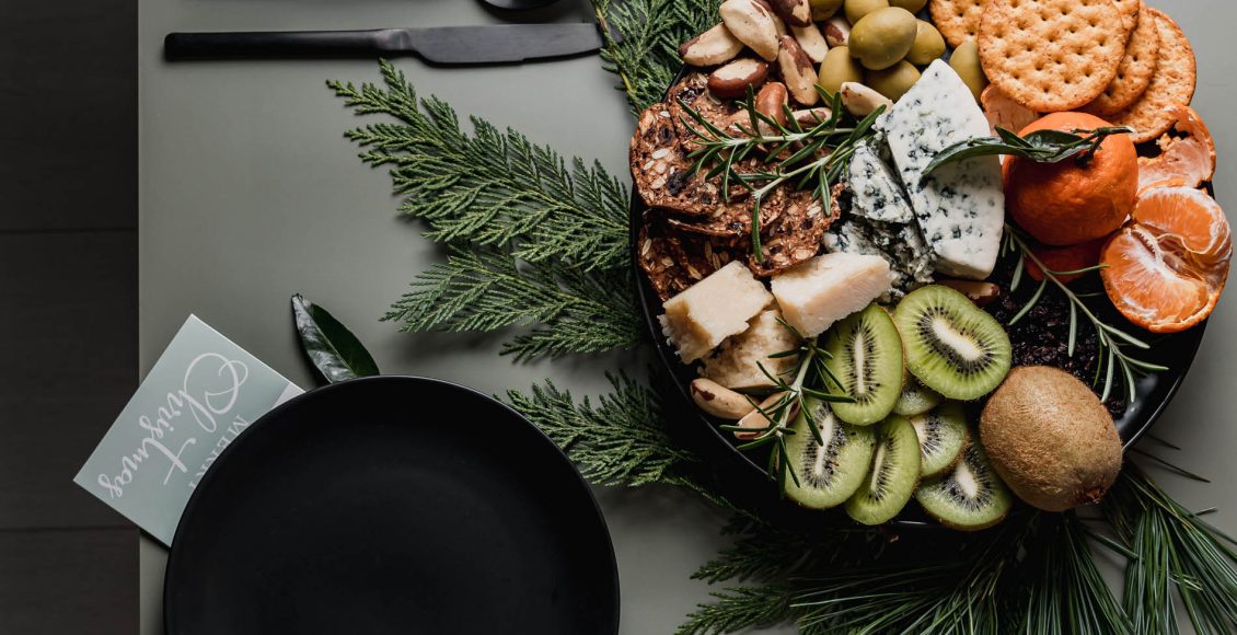 still life with a plate