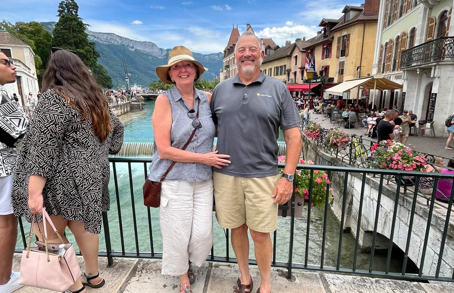 Brooks and Karen in Annecy