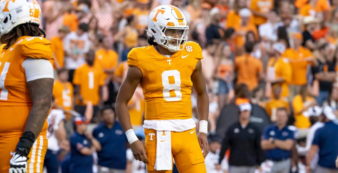 Nico Iamaleava, UT Football | Photo by Bruce McCamish